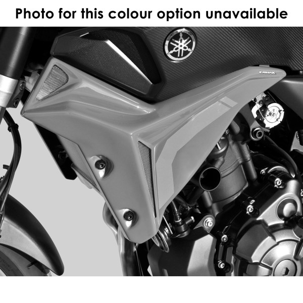 Ermax Ermax radiator cheeks | metallic white (bluish white cocktail) | yamaha mt-07 2014>2015